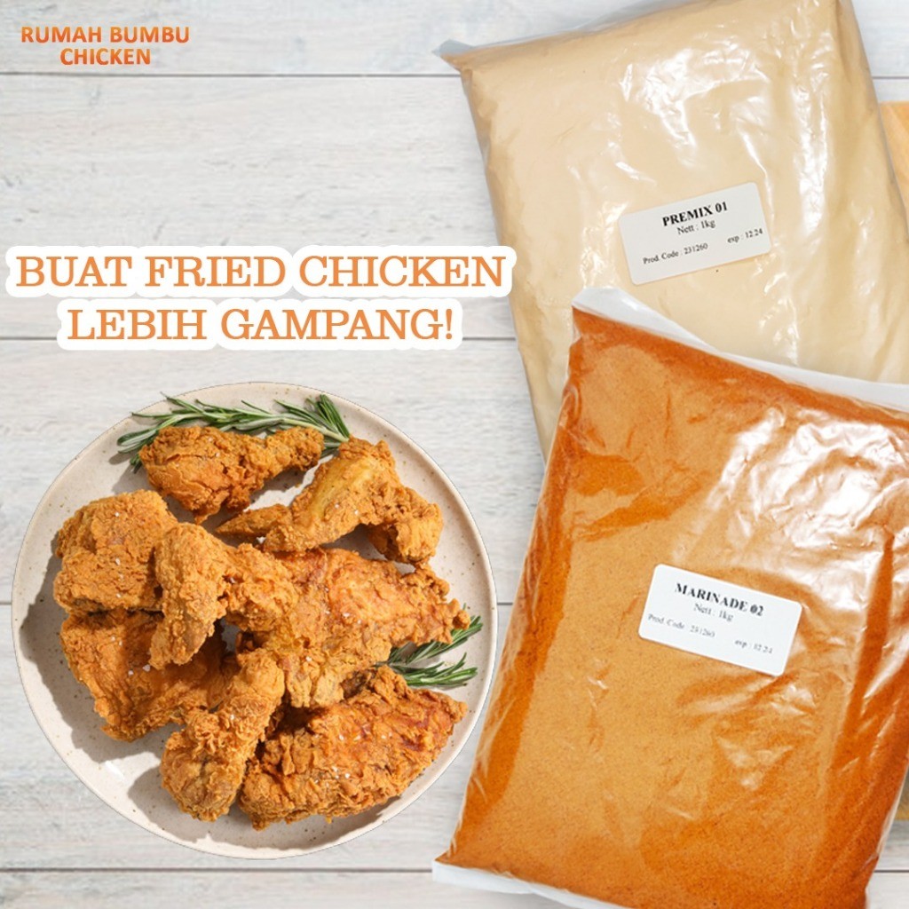 

Paket Premix 01 1kg dan Marinade 02 1kg