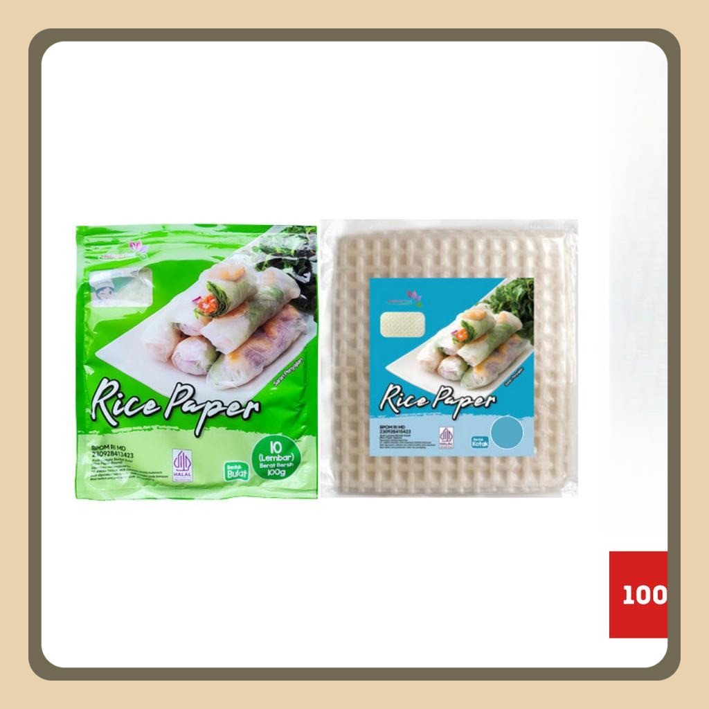 

Java Super Food Rice Paper / Kulit Lumpia Vietnam Spring Roll Banh Trang 10 Lembar