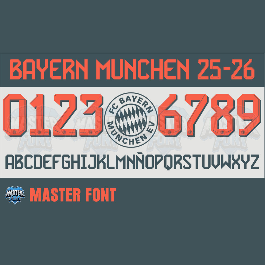 Nameset Jersey - Bayern Munchen Away 2025