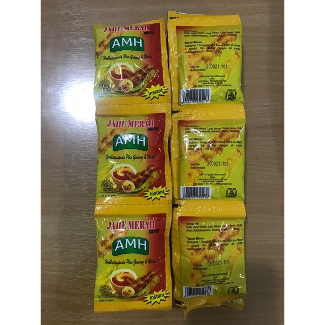 

Jahe Merah AMH (Amanah) Super 1 renceng