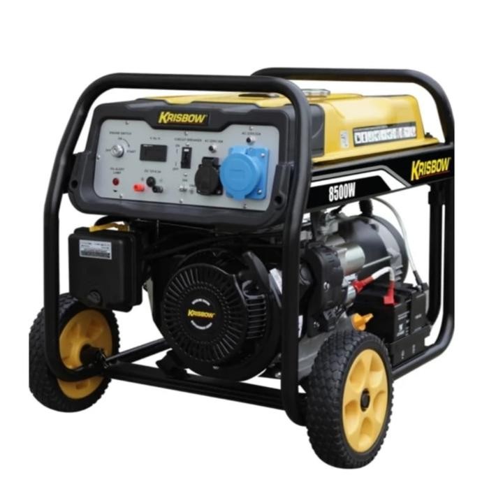 Mesin Genset Krisbow 8500 Watt New Doble Starter Original - Tanpa Aki