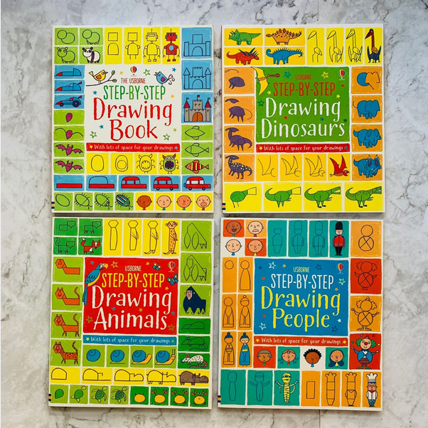 

Littlebookland Step by Step Drawing Book Children / Buku Belajar Menggambar Anak