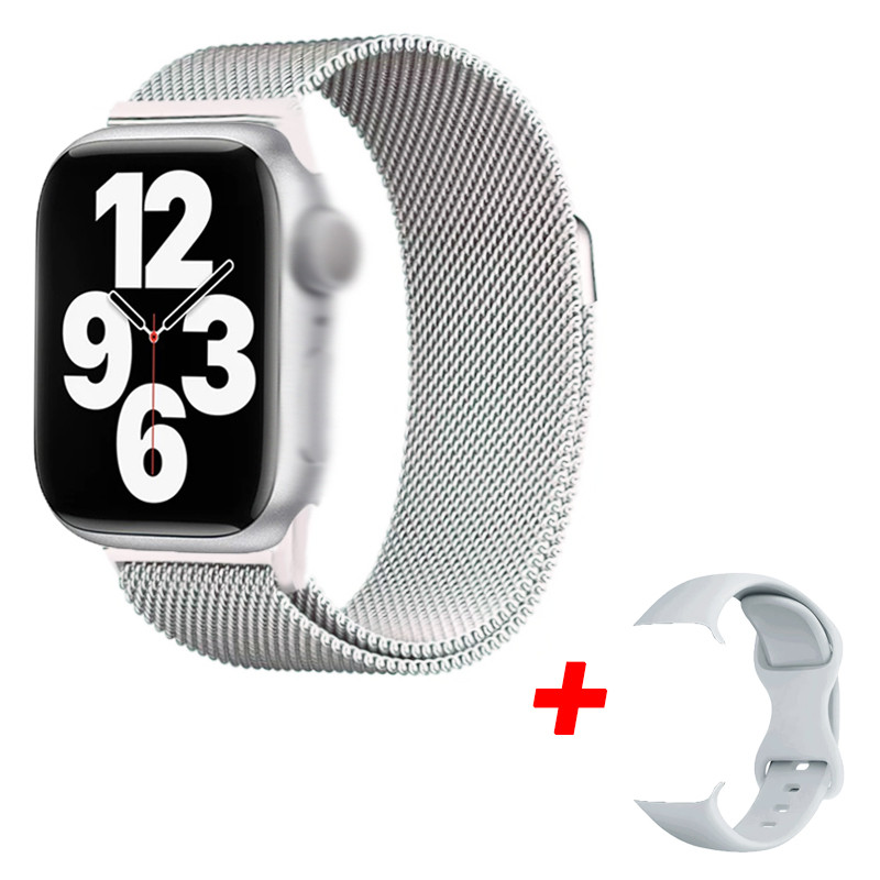 Smart Wat  I8 Pro Max Metal Strap Sport Fitness Tracker Custom Dial Smartwat  Men Women Gift For App