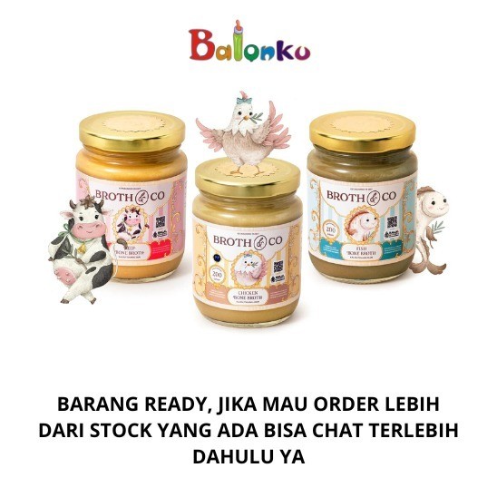 

Broth & Co Kaldu Organik 210ml Siap Saji Beku