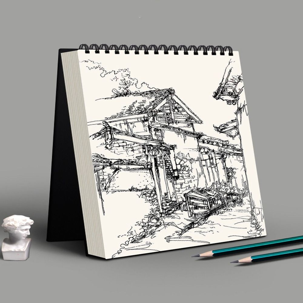 

30 Sheets 8K 16K Coil Sketchbook Spiral Bound Eco-Friendly Thick Drawing Paper Acid Free A4 A5 A6 Artist Sketch Pad Oil Painting