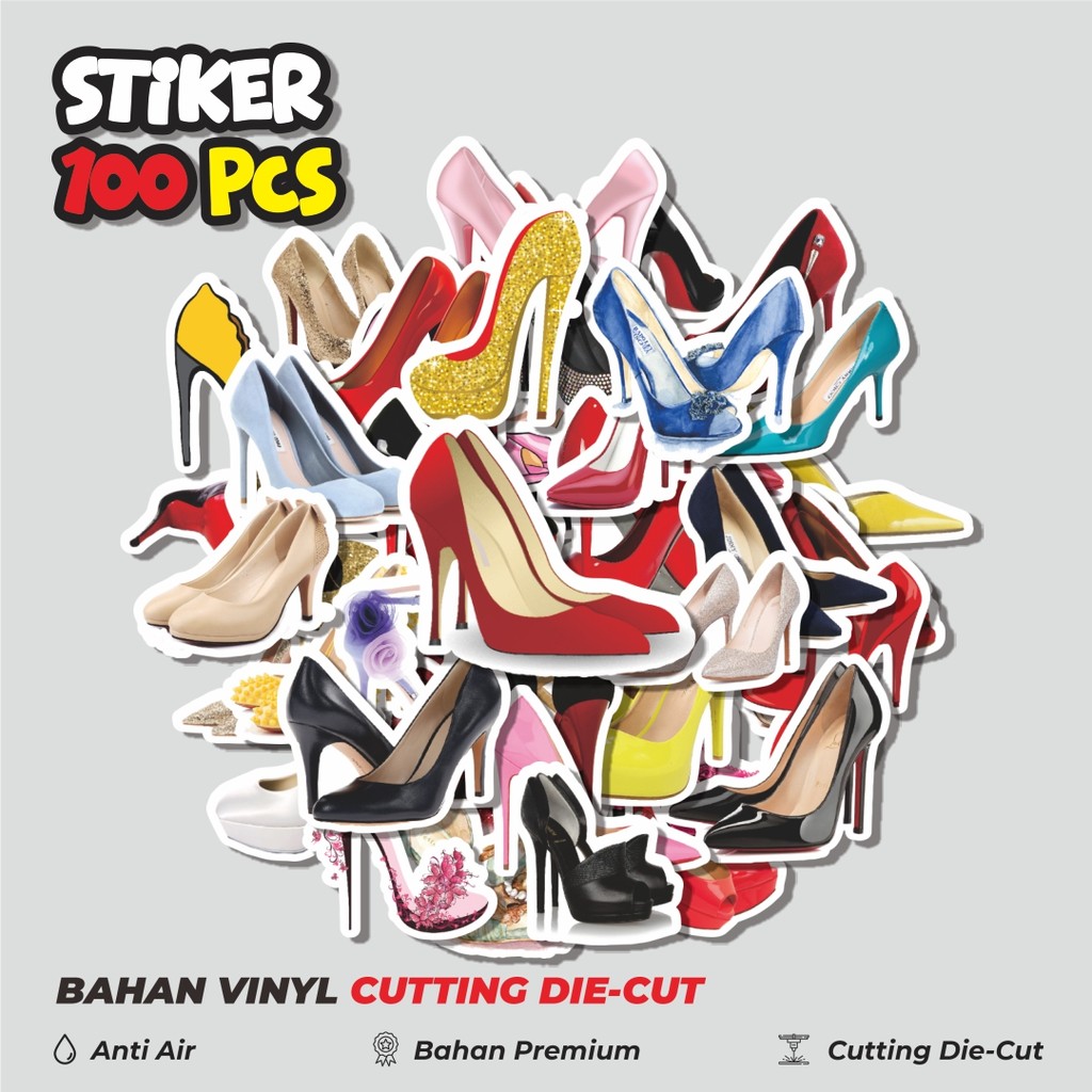 

Terbaru! 50 pcs Stiker Princess Heels Dekorasi Lucu Kreatif untuk Notebook, Skateboard, HP