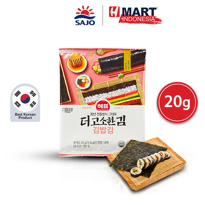 

SAJO HAEPYO Roasted Laver - Rumput Laut / Nori Panggang 20g
