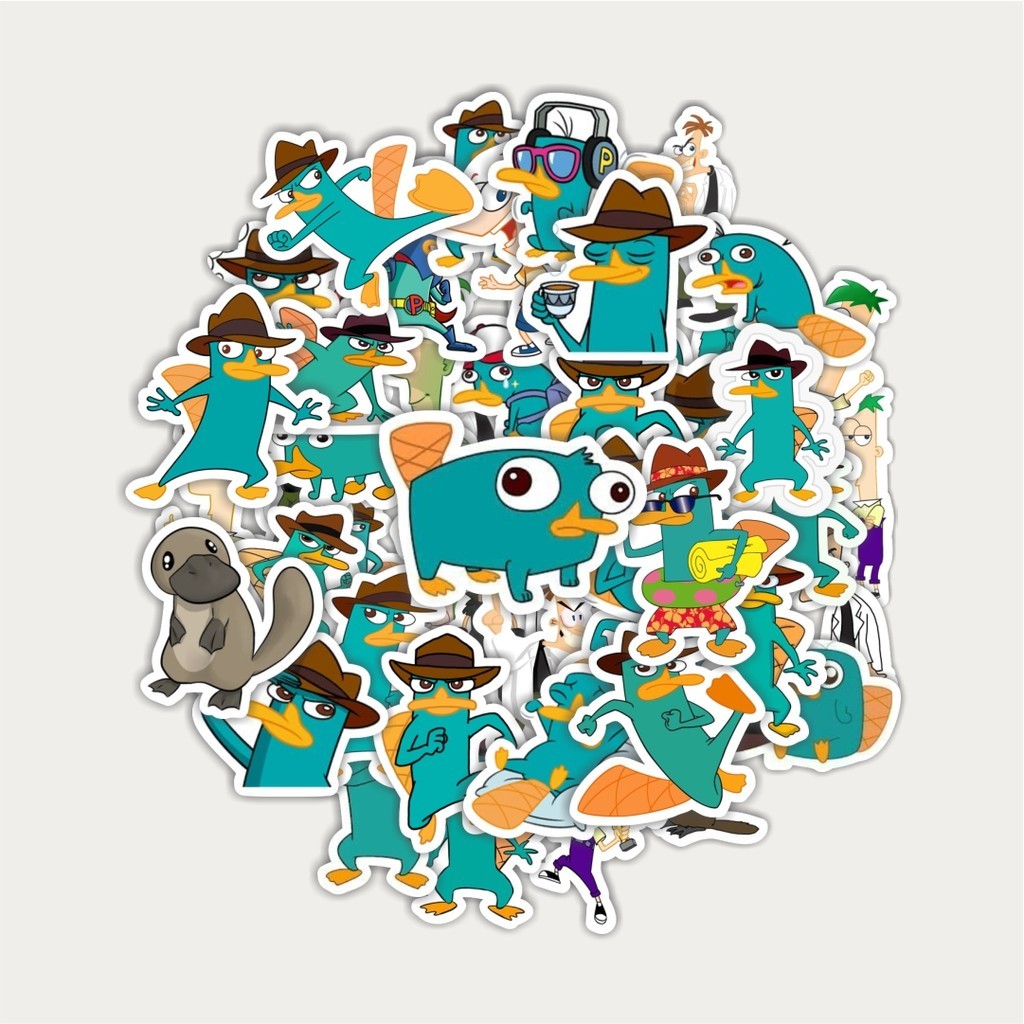 

Sticker Pack Stiker Kartun Perry the Platypus | Sticker TUMBLR | Stiker LAPTOP KOPER HELM