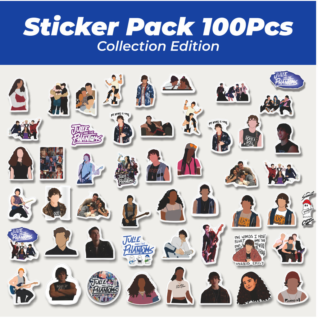 

Hot Stiker Julie And The Phantoms Lucu Anti Air Stikers Berperekat Waterproof Sticker Decal Buat Motor Helm Buku Journal Koper Casing HP Laptop Botol Minum