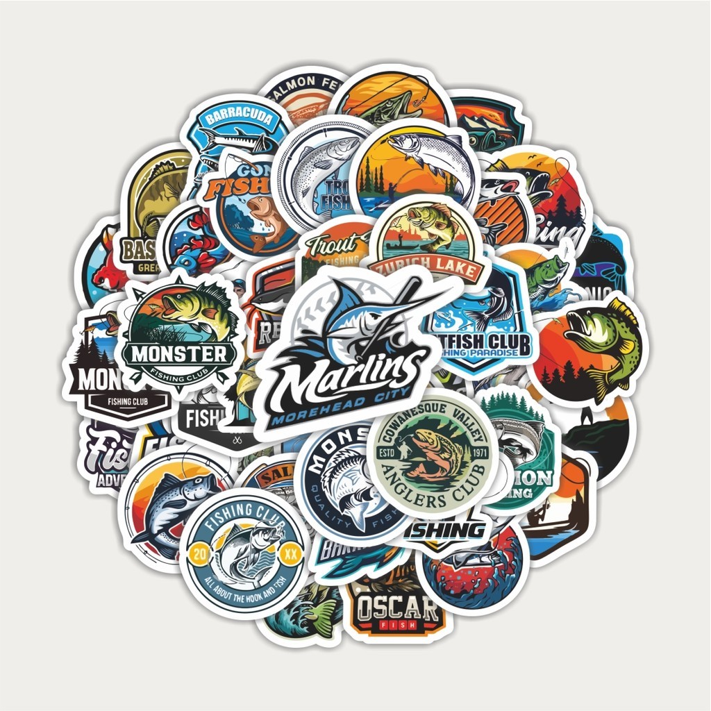 

Sticker Pack Stiker Logo Fishing [Memancing] | Sticker TUMBLR | Stiker LAPTOP KOPER HELM