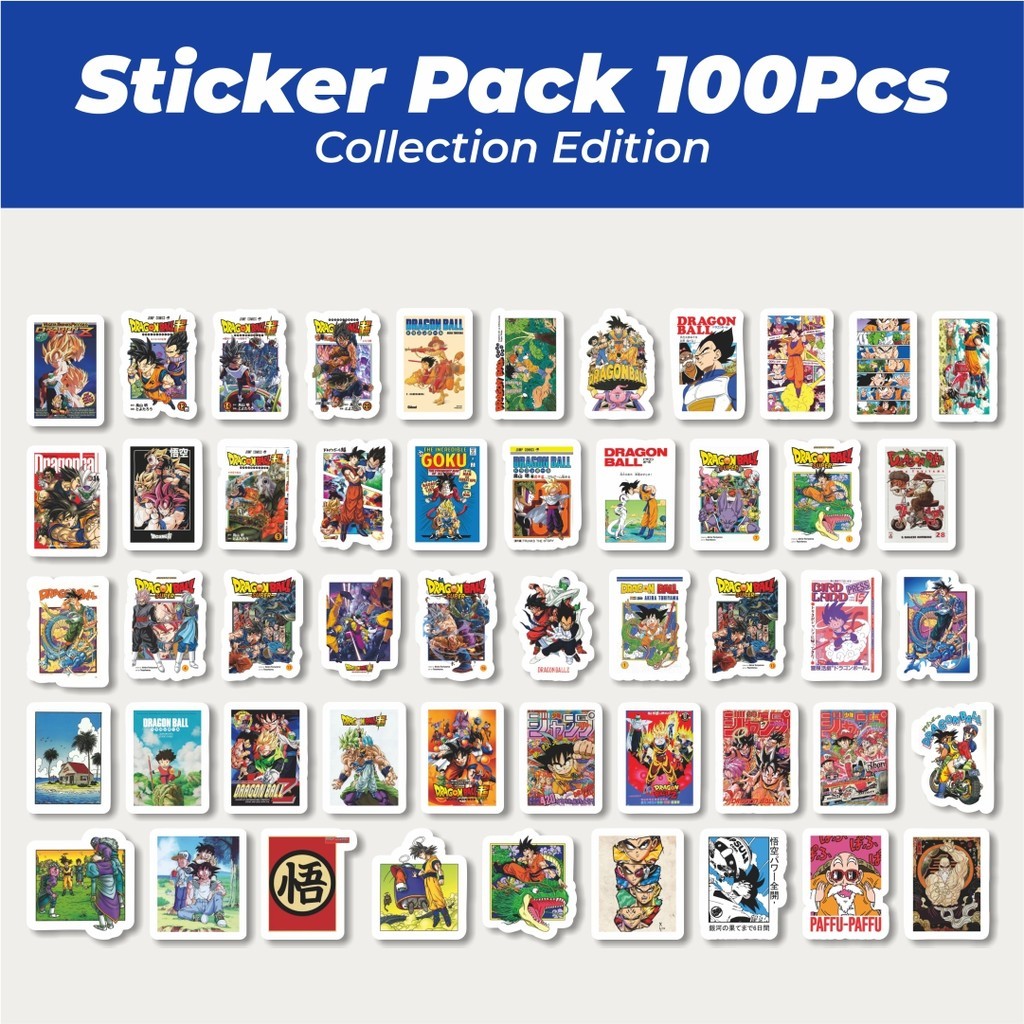 

Hot Stiker Dragon Ball Poster Lucu Anti Air Stikers Berperekat Waterproof Sticker Decal Buat Motor Helm Buku Journal Koper Casing HP Laptop Botol Minum