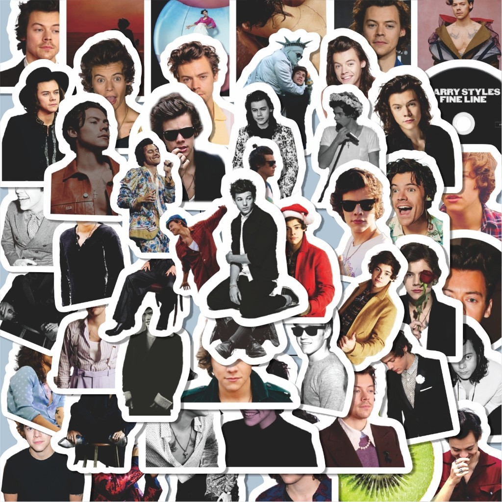 

100PCS Lucu Stiker Harry Styles Stiker Stiker Aesthetic Stiker Anti Air Stikers Berperekat Waterproof sticker decal buat Motor Helm Buku Journal Koper Casing HP Laptop Botol Minum Hadiah anak
