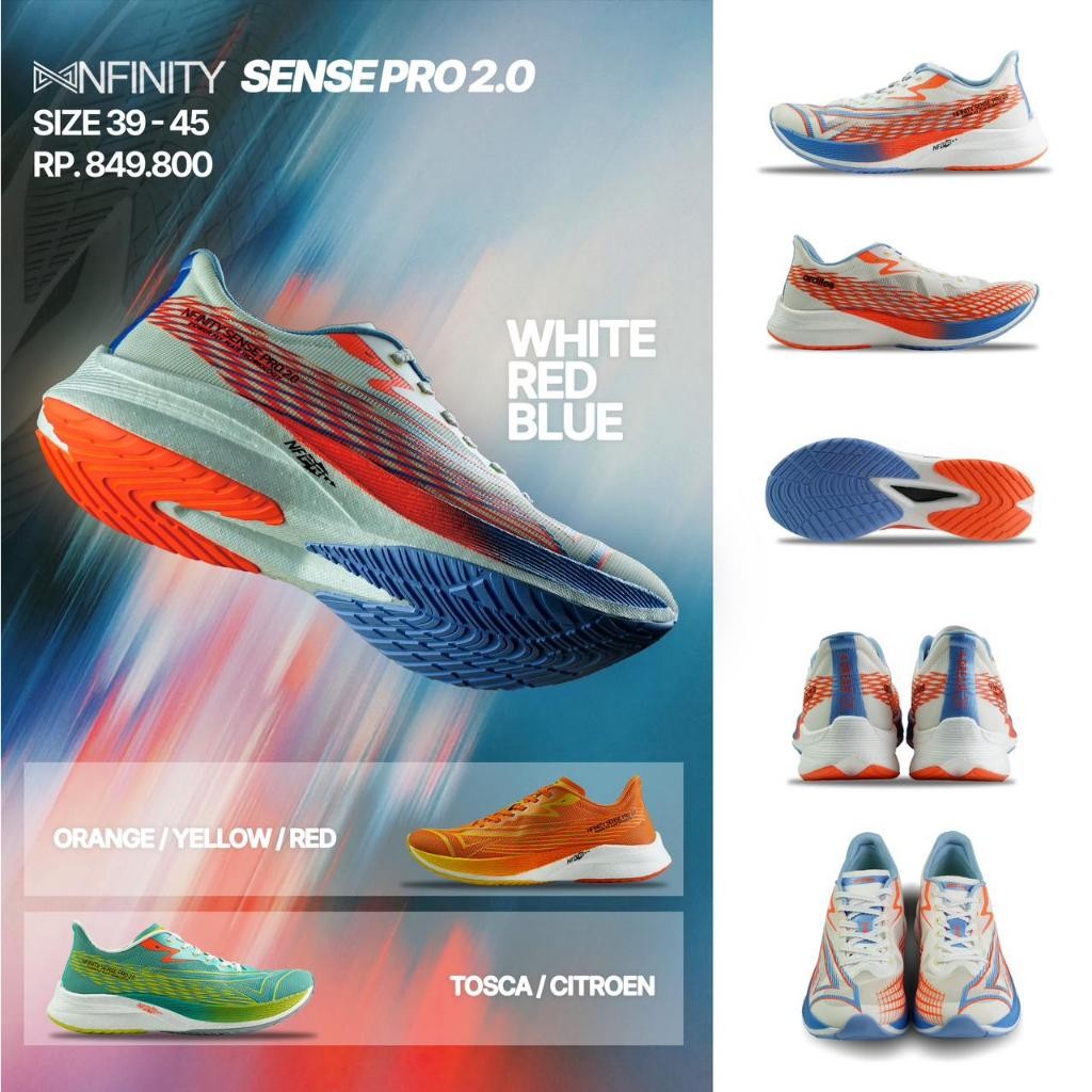 Sepatu Running Ardiles Nfinity Sense Pro 2.0 Original