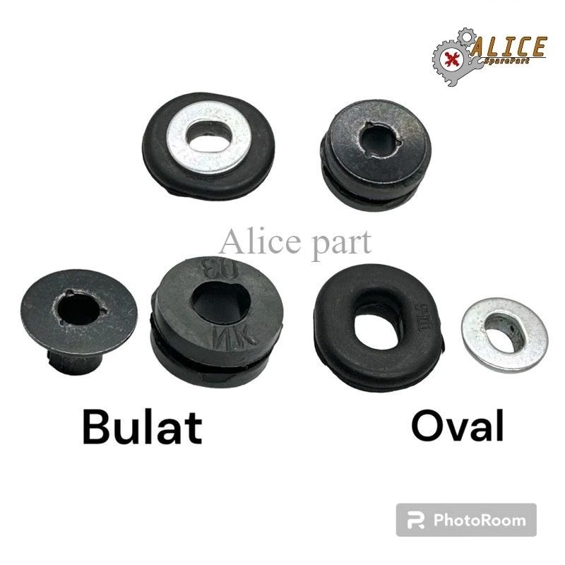 KARET BODY RING OVAL BULAT RUBBER 1 SET KARET DAN RING BOS