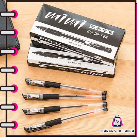 

HL0008 Pena Gel Mimi 0.5 Mm Pulpen Internasional Balpoin Per Pcs Y1991