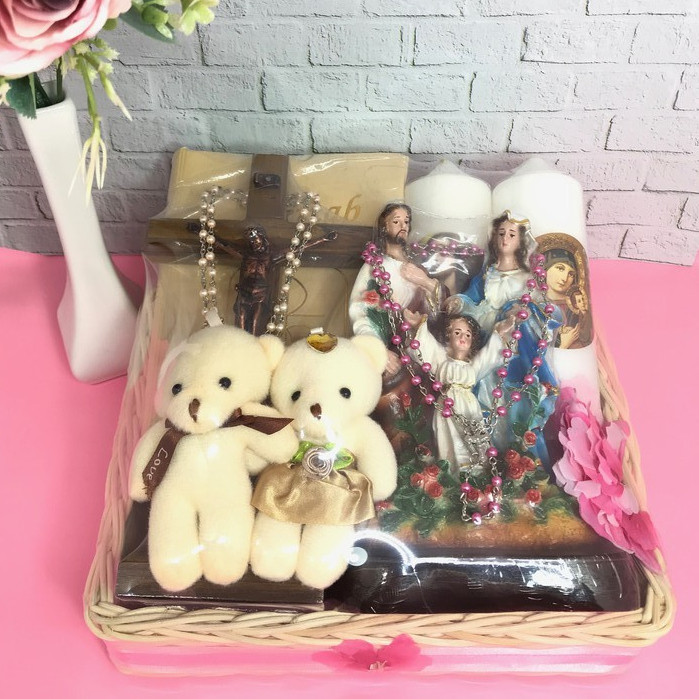 DISKON Hantaran Rohani Wedding Katolik Ocean Blue Hantaran Pernikahan Katolik Gift Set Pernikahan Ro