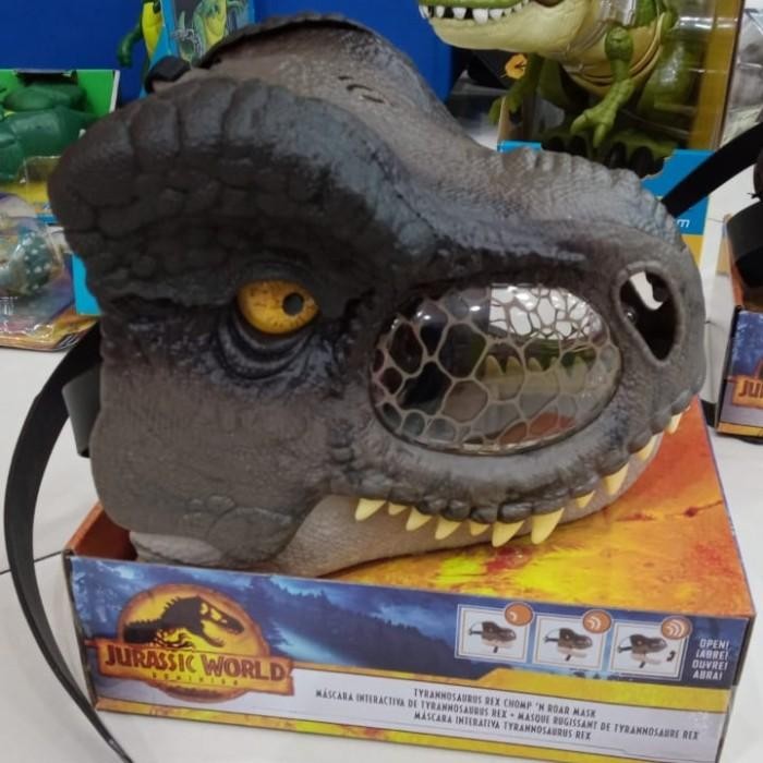 Jurassic World Tyrannosaurus Rex Chomp Roar Mask Original