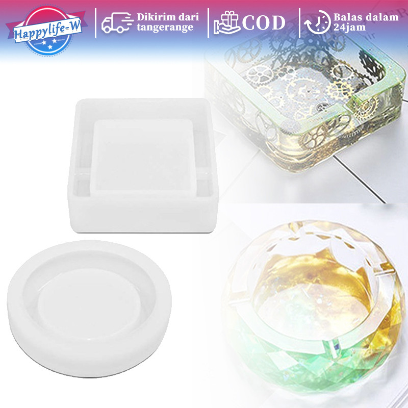 

Craft Cetakan Resin Cetakan Asbak Silikon Diy Handmade Ashtray Mold
