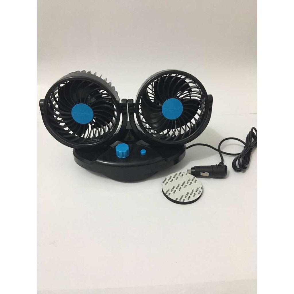 MITCHELL HX-T515 12V DC + swing kipas mobil double fan double blower