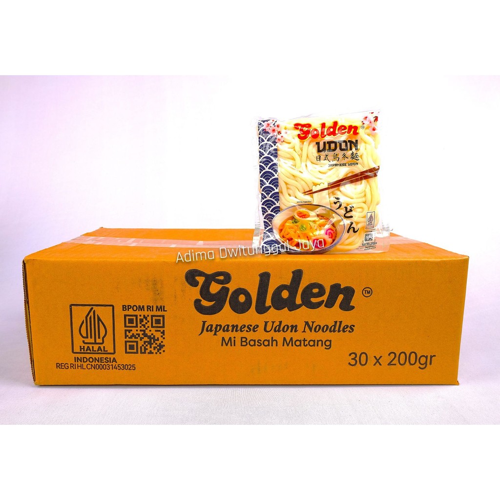 

Golden Udon Noodles / Japanese Style Noodle 200 gr - Karton