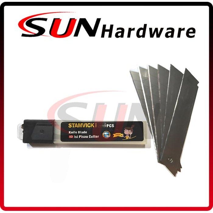 

[BERGARANSI] Harga Promo Refil isi Ulang Cutter ukuran Besar 5 pcs / Kotak Berkualitas Paling Dicari