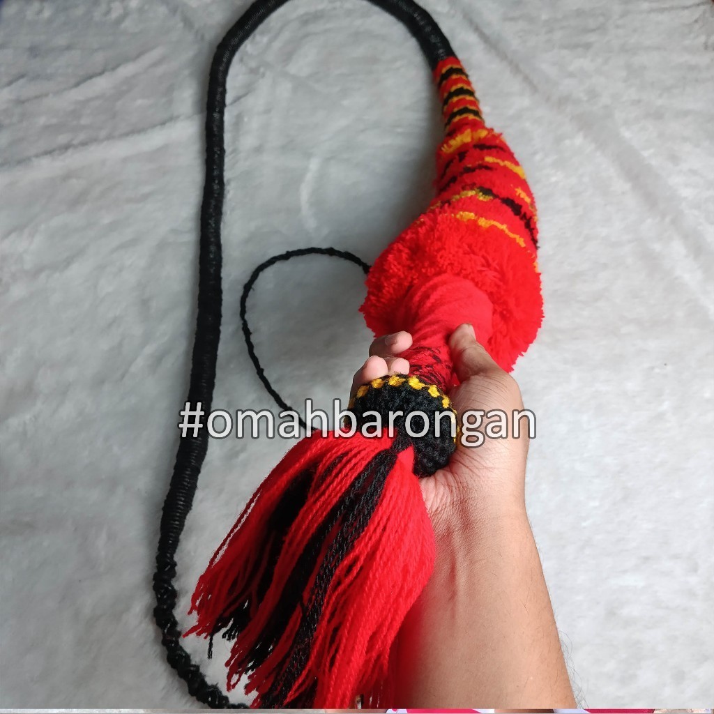 H __ Pecut Bopo 4 Meter Untuk Pentas Dewasa Full Rajut Upat Berkilau