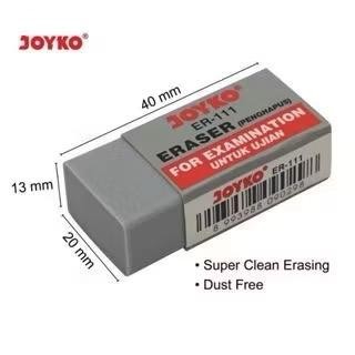 

[SB] Penghapus Pensil Joyko Hapus Ujian Warna Abu Eraser Pencil Alat Tulis Sekolah Kantor Menggambar Menghapus Kesalahan Koreksi Menulis Ujian Anak Sekolah Tidak Meninggalkan Debu Kotoran