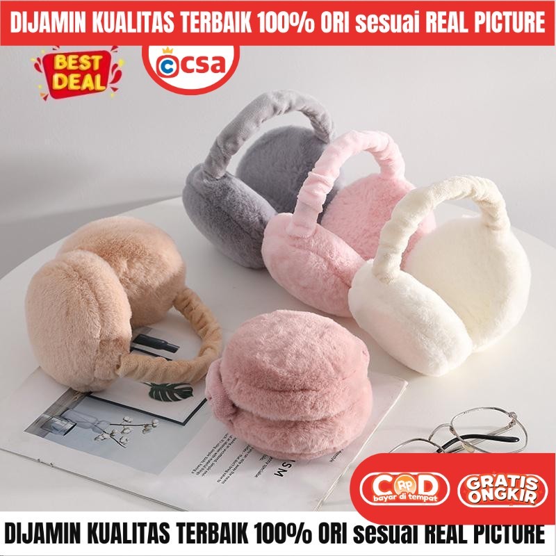 Earmuffs Penutup Telinga Anak Bayi Balita Bulu naik pesawat Musim Dingin Peredam Suara Import Murah