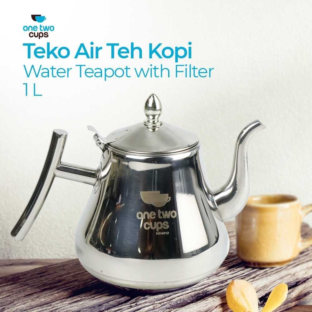 Teko Air Minuman Teko Air Teh Kopi Water Kettle Teapot 1L Dengan Filter