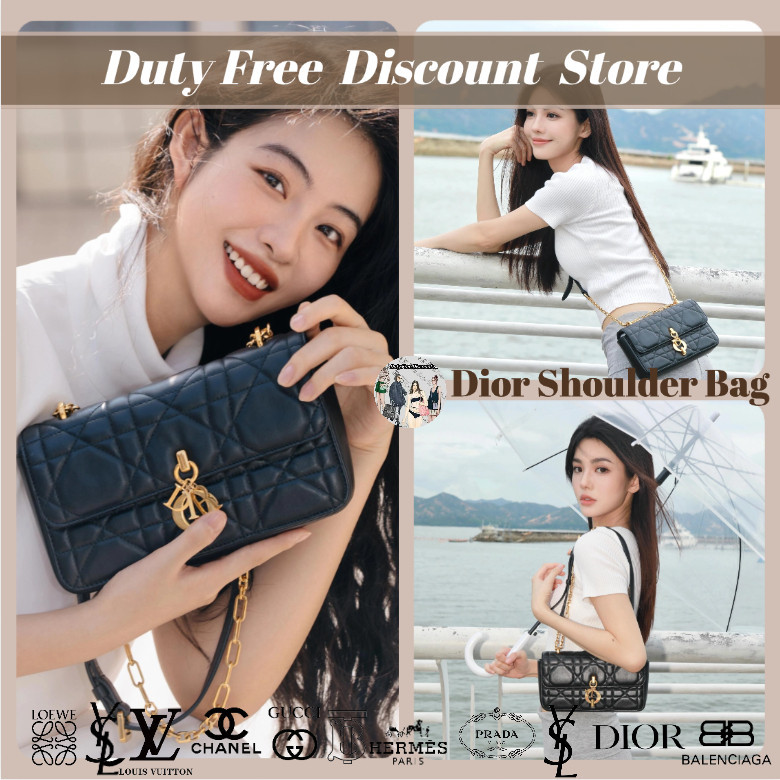 Dior Miss Daisy Tas Tangan Kecil Crossbody Bag / Tas Bahu / Tas Rantai Untuk Wanita S3300U (100% Ote