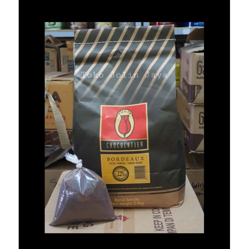 

250g Tulip Bordeaux cocoa powder / coklat bubuk kiloan