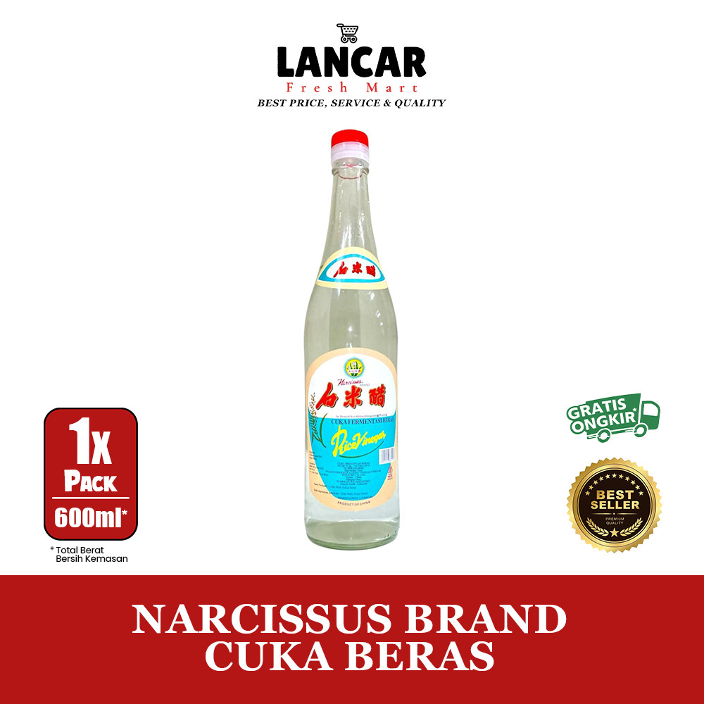 

NARCISSUS BRAND CUKA BERAS 600ML