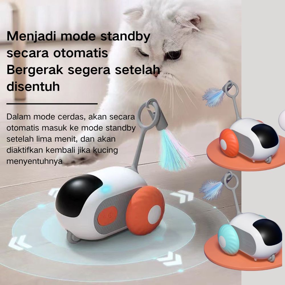 Mobil Otomatis Elektrik Remote / Mainan Kucing Pintar Mobil Elektrik / Remote Smart Control Car Inte