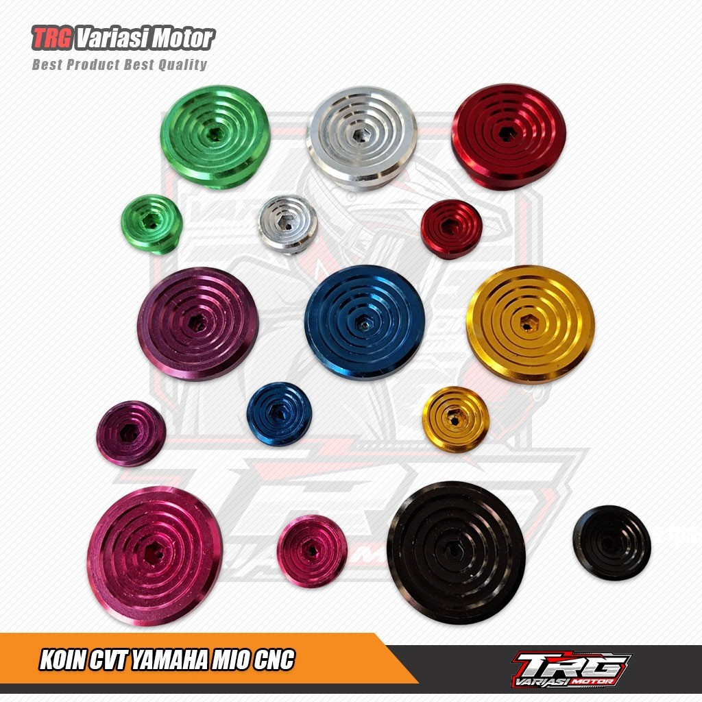 Tutup CVT Mio Sporty Koin CVT Mio Sporty CNC PNP Mio Sporty Smile Fino Soul Nouvo