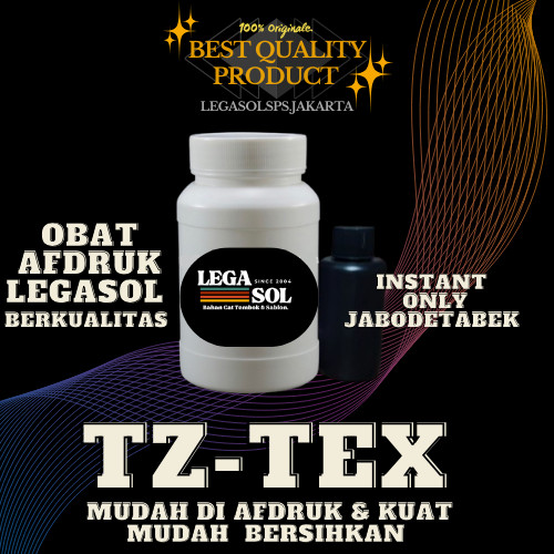 

Obat Afdruk Sablon TZ TEX + Sentitizer Legasol Berkualitas (Mudah Diafdruk, Kuat& Mudah Dibersihkan).