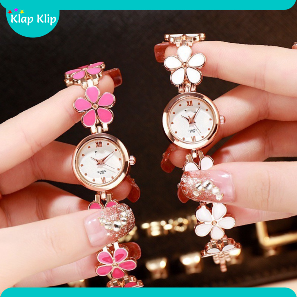 JAM TANGAN WANITA GELANG RANTAI KECIL IMPORT
