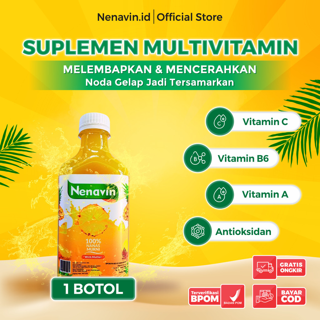 

Nenavin Cuka Nanas Atasi Diabetes Gula Darah 300ml