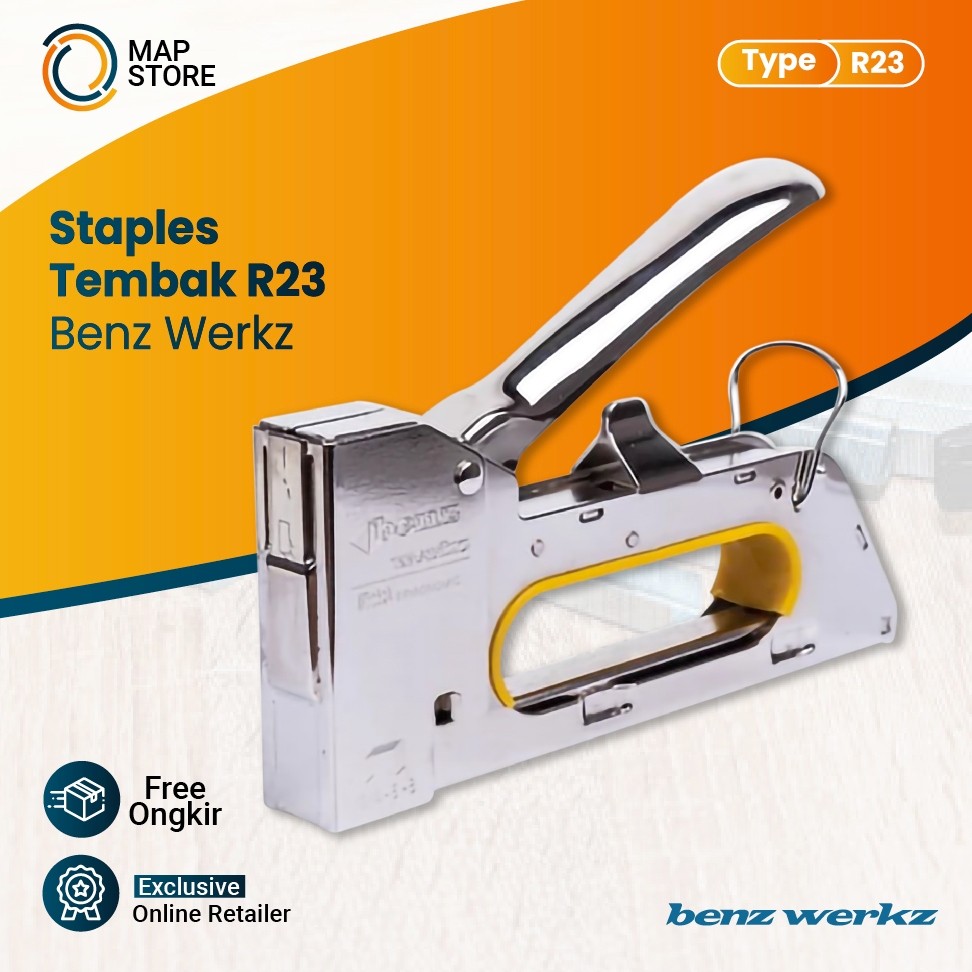 

Stapler Gun R23 / Staples Tembak Ergonomic By Benz R23