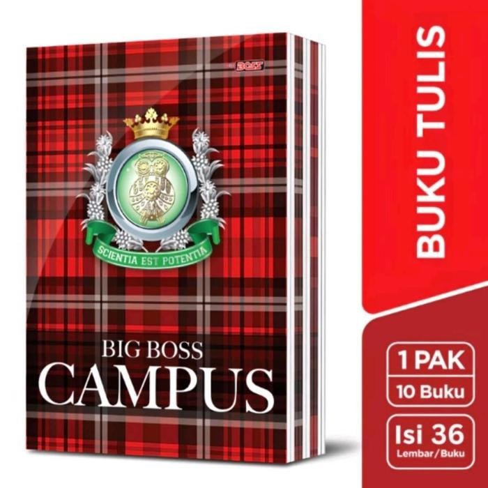 

Buku Tulis BM Campus / Campus BIG BOSS 36 Lembar (5/10 buku - BIG BOS 36 LEMBAR)