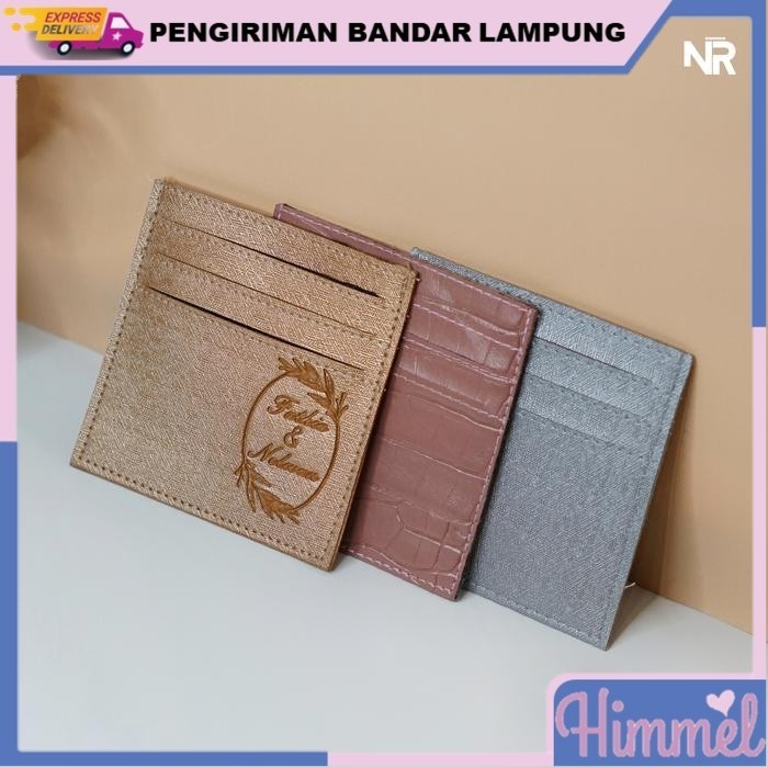 

Souvenir pernikahan card holder 3 slot dompet kartu nama atm - Vinil HIMMEL SOUVENIR