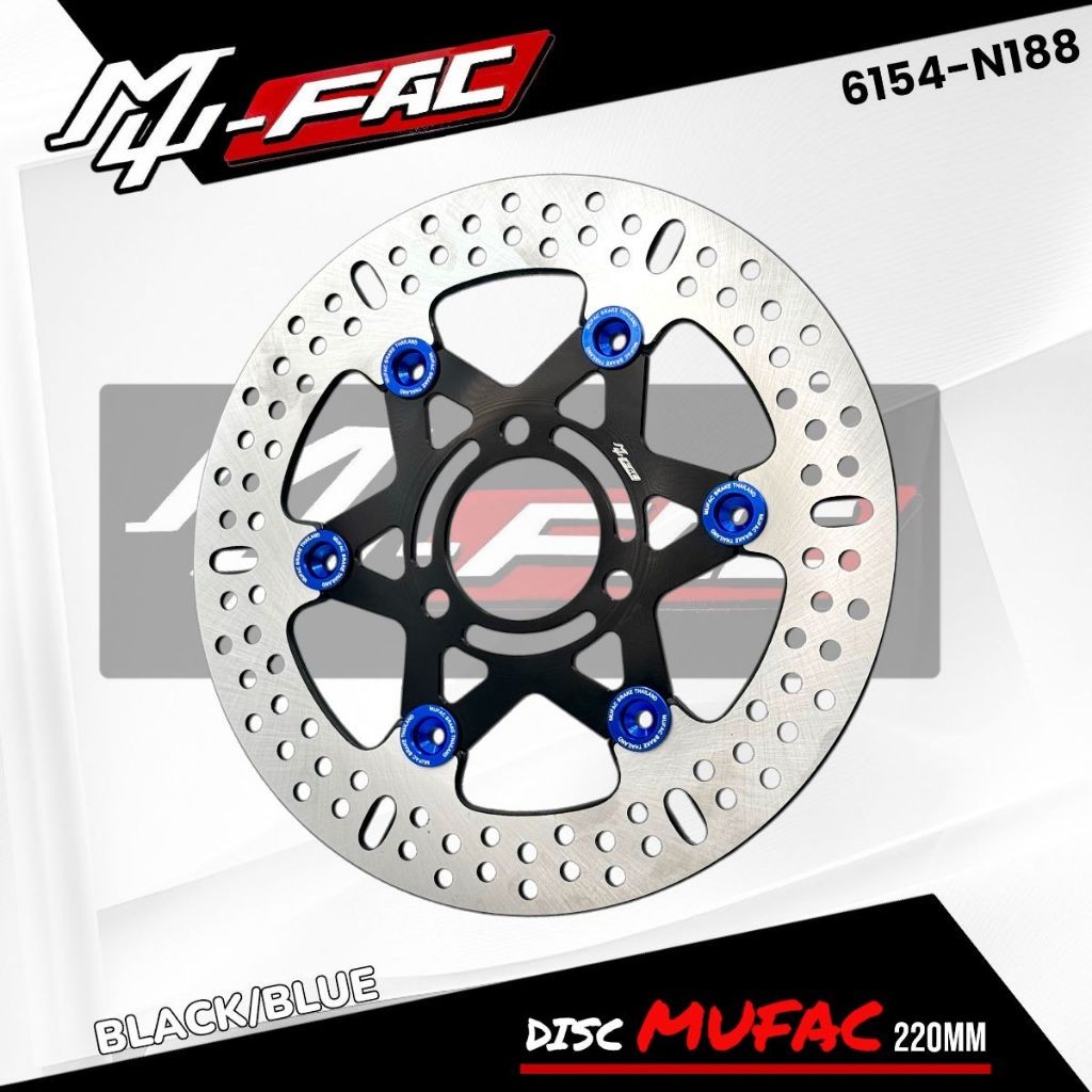 piringan Cakram Depan Mio J Mio m3 3 Lubang 220mm original mufac