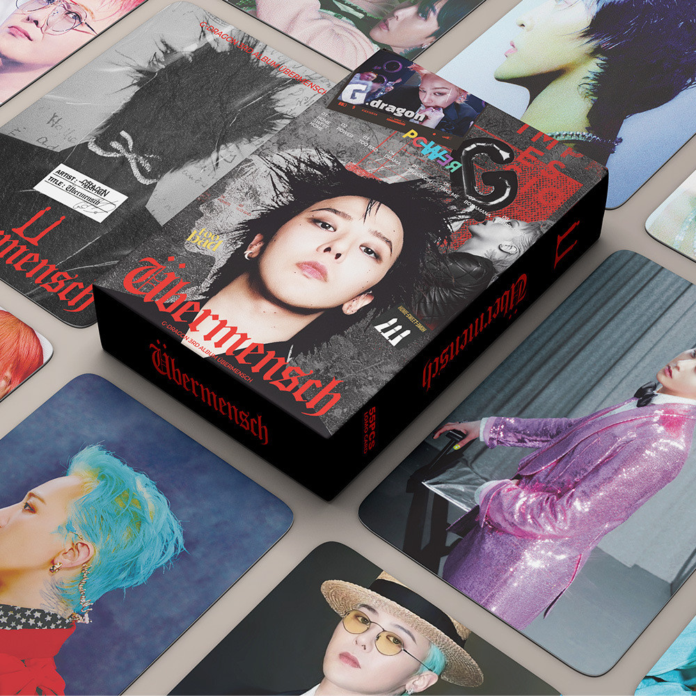 

55pcs/set GD Photocard New Album Übermensch High quality HD Photo LOMO Card Pictures Fans Gift