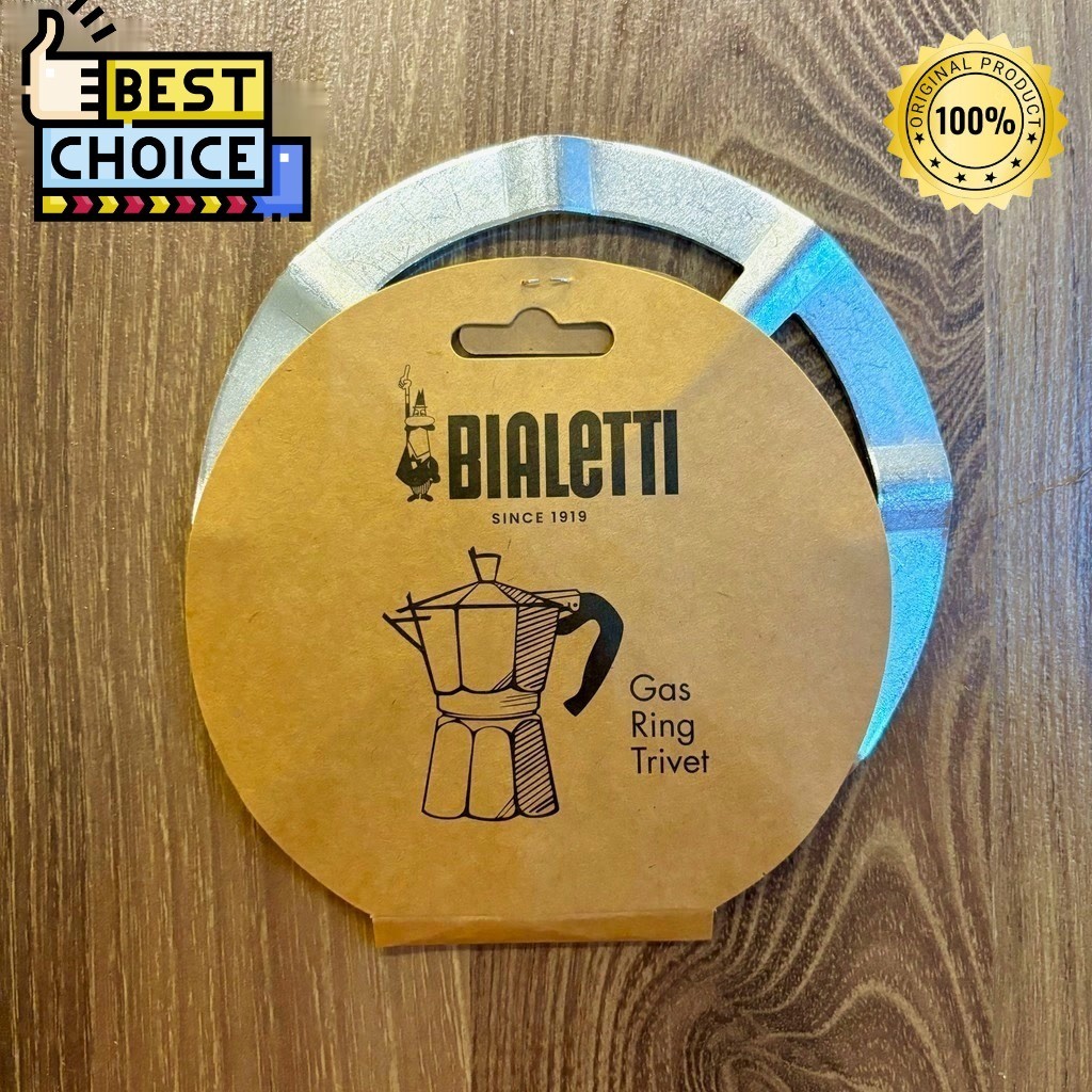 Original Bialetti Tatakan Kompor Moka Pot - Gas Ring Trivet Stove Ring - Real Pic