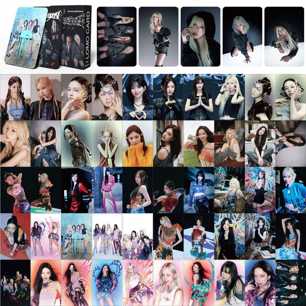 

55 aespa regular album Lomo card SupernovaKARINA peripheral postcard collection small card fan gifts