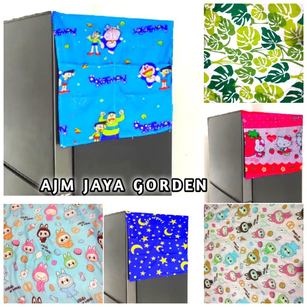 Sarung kulkas / taplak kulkas / cover atas kulkas/pelindung kulkas / tutup kulkas /alas kulkas