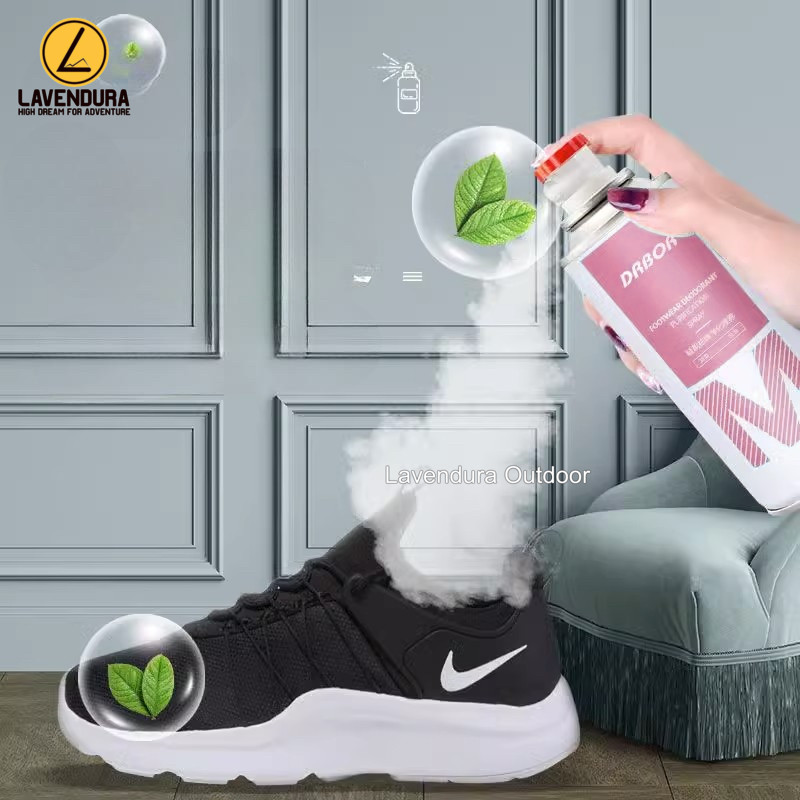 Parfum Sepatu Penghilang Bau Shoe Deodorizer Spray 260ml Parfum Sepatu Parfum Helm Parfum Tas Parfum