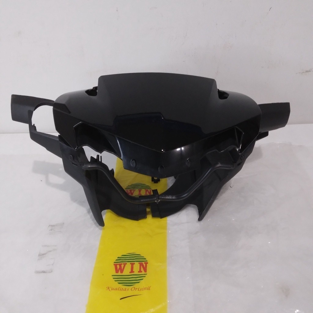 Batok Depan Jupiter MX King 150 2015 2016 2017 2018 2019 | front handle cover + visor hitam WIN | ke