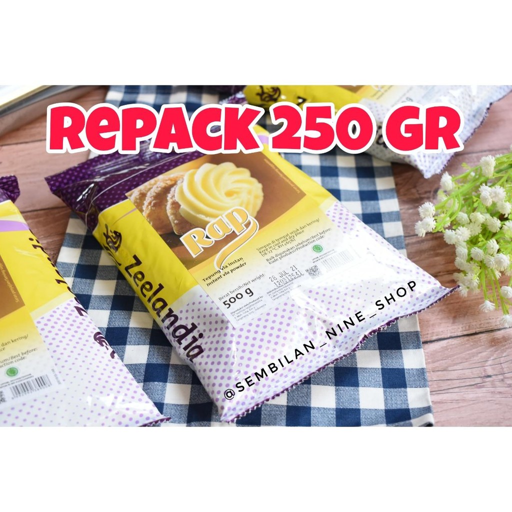 

Rap 250 GRAM Custard Instant Zeelandia Vla Powder Bubuk Custart