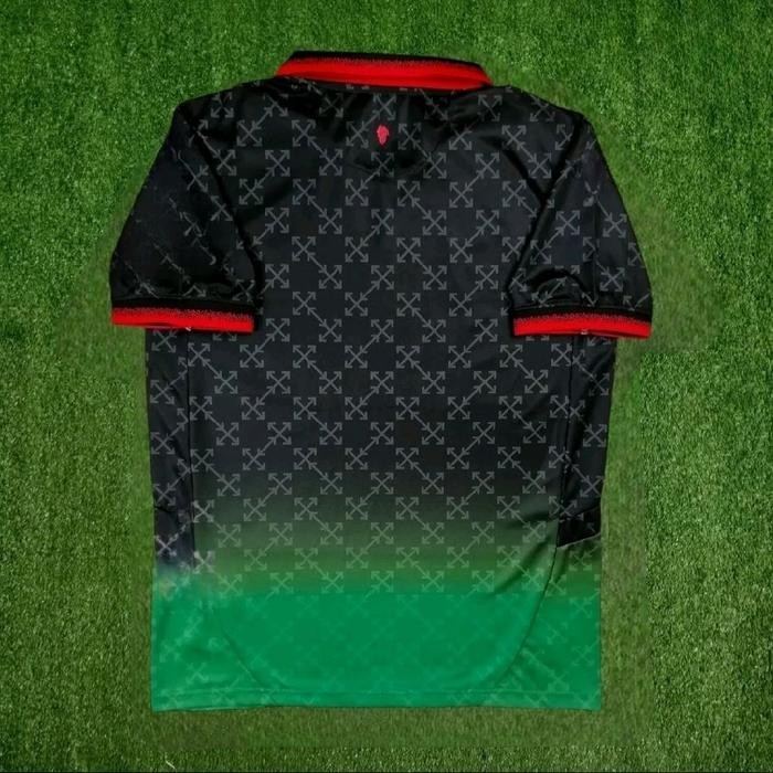 JERSEY BOLA MILAN OFF WHITE HITAM 2024 2025 BEST QUALITY