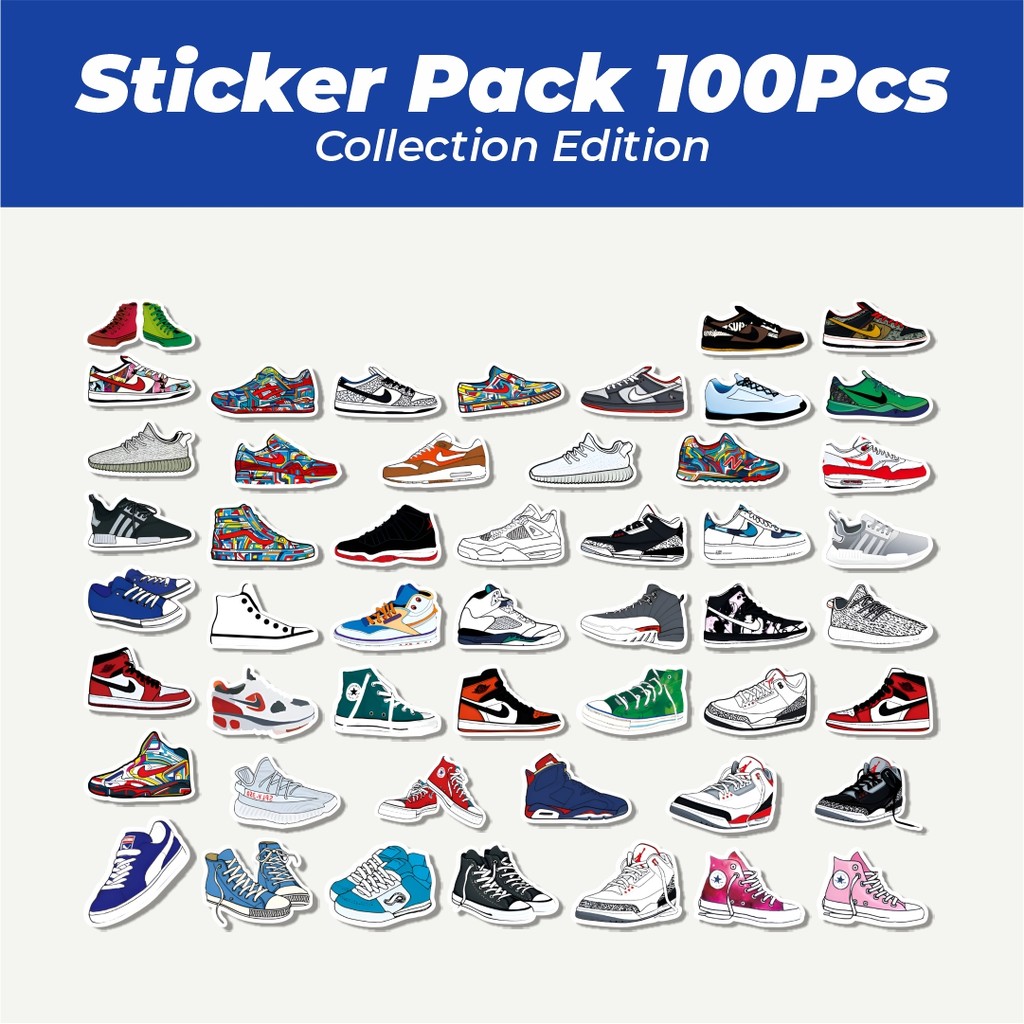 

Hot Stiker Casual Shoes [Sepatu Kasual] Lucu Anti Air Stikers Berperekat Waterproof Sticker Decal Buat Motor Helm Buku Journal Koper Casing HP Laptop Botol Minum